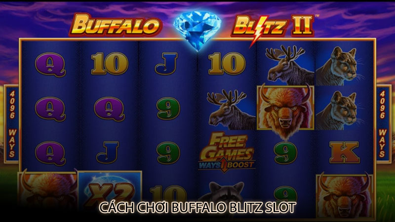 Cách chơi Buffalo Blitz slot